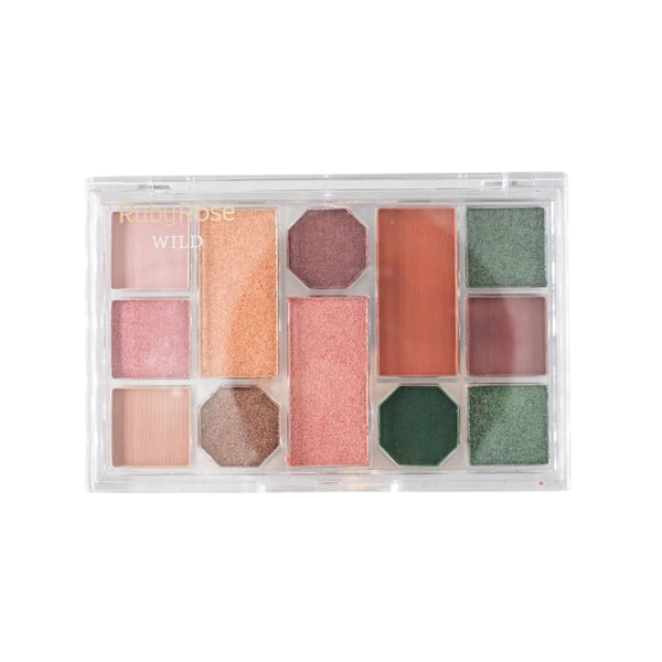 Ruby Rose Wild Eyeshadow Palette 12 Shades HB 121