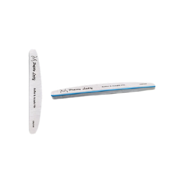 Pretty Lady Half Moon Buffer & Nail File 180/100 NF194
