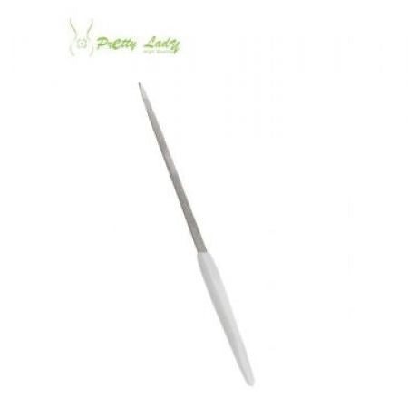 Pretty Lady Nail File Silver Metal NF129