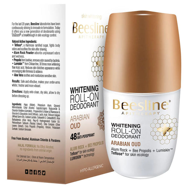 Beesline Natural Whitening Roll-On Deo - Arabian Oud