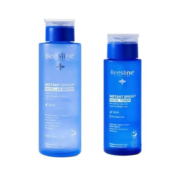 -20% Beesline Instant Bright Micellar Water + Facial Toner Bundle