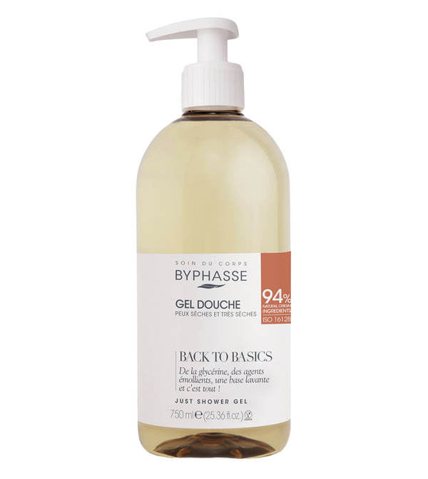 Byphasse Back to Basics shower gel dry and very dry skin 750ml