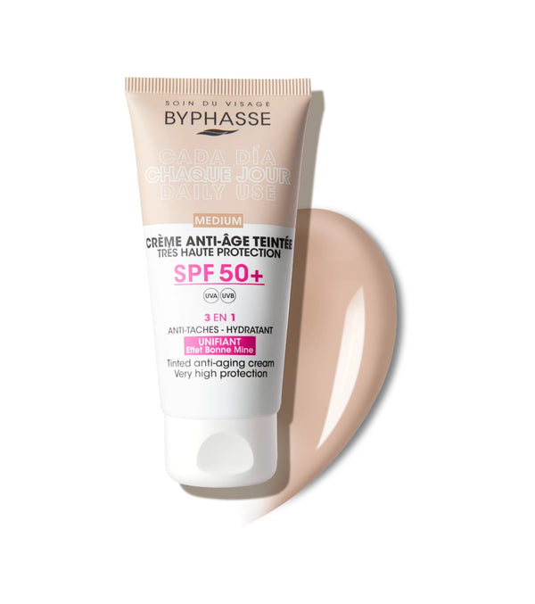 Byphasse Tinted Anti-Aging Cream Spf50+ 50ml