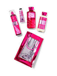 Bath and body works PERFECT IN PINK set gift 4 pcs