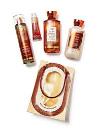 Bath and body works warm vanilla sugar set 4 pcs