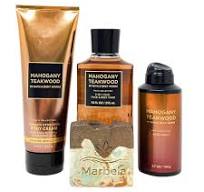 Bath and body works MAHOGANY TEAKWOOD SET FOR MEN 4 pcs