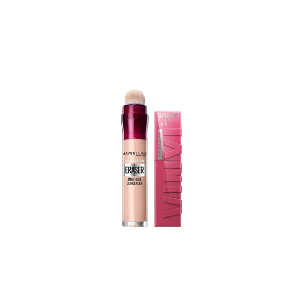 -15% Maybelline Vinyl Ink Lipstick + Age Rewind Eraser Concealer