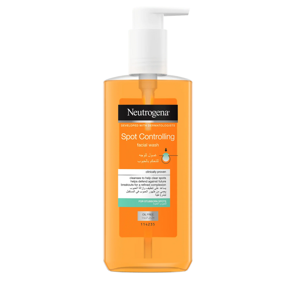 -20% Neutrogena spot controlling oil free facial wash 200ml