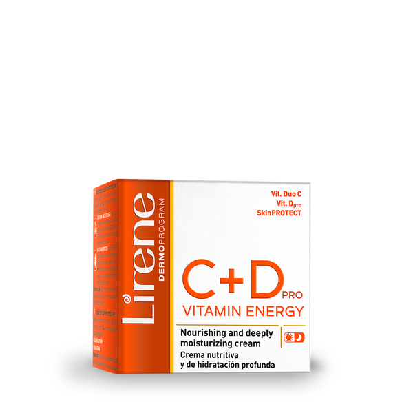 Lirene VITAMIN ENERGY С+D PRO Moisturizing and brightening cream-gel 50 ml