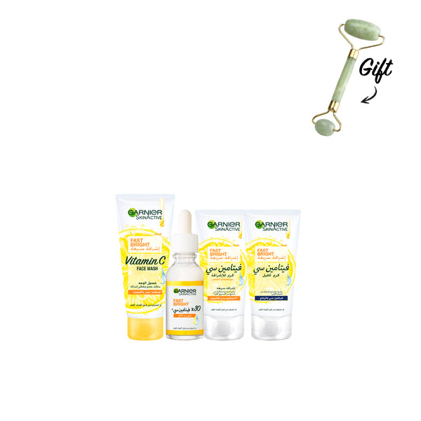 -20% Garnier Fast Bright Day Cream + Night Cream + Serum + Wash