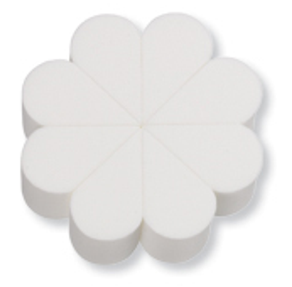 Pretty Lady Flower Shape Face Sponge 8pcs FS105