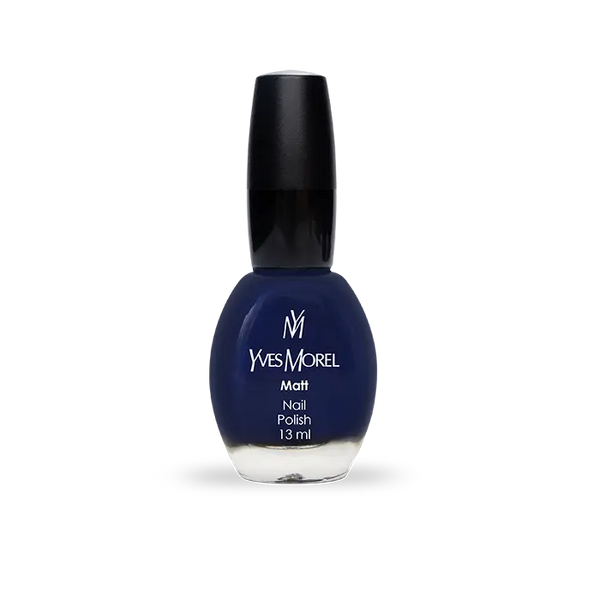Yves Morel Nail Polish 401 – Dark Navy Matte