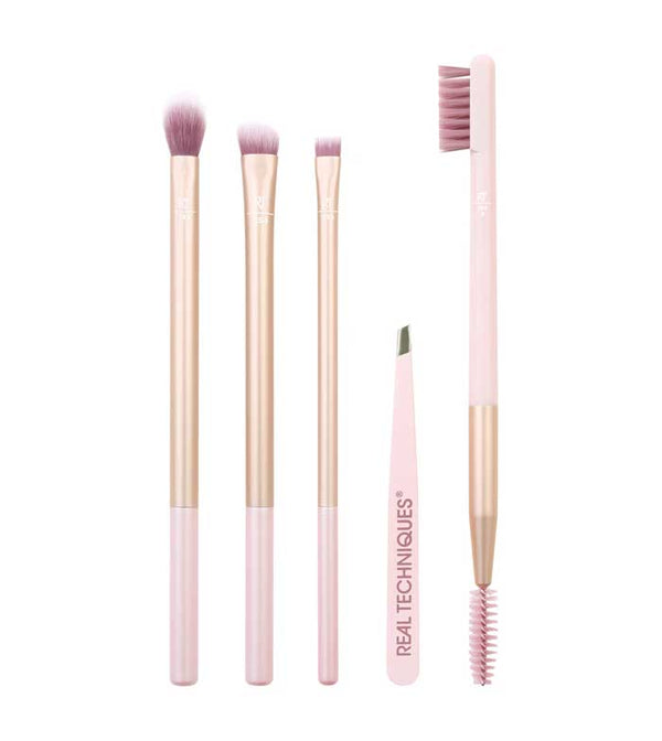 Real Techniques Naturally Beautiful Eye Set -5 Pc Tapered Shadow Brush