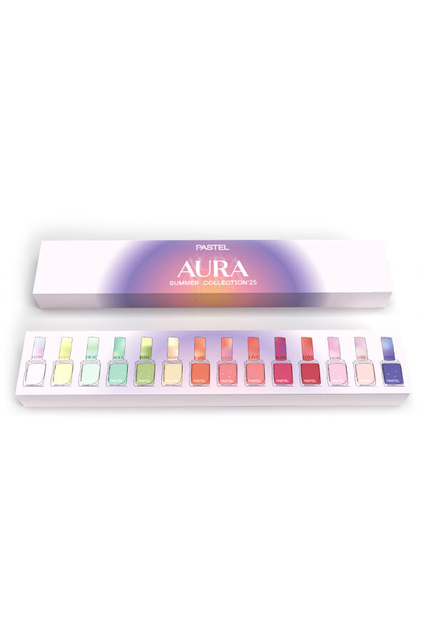 Pastel Aura Nail Polish Collection Set Box Summer 2025