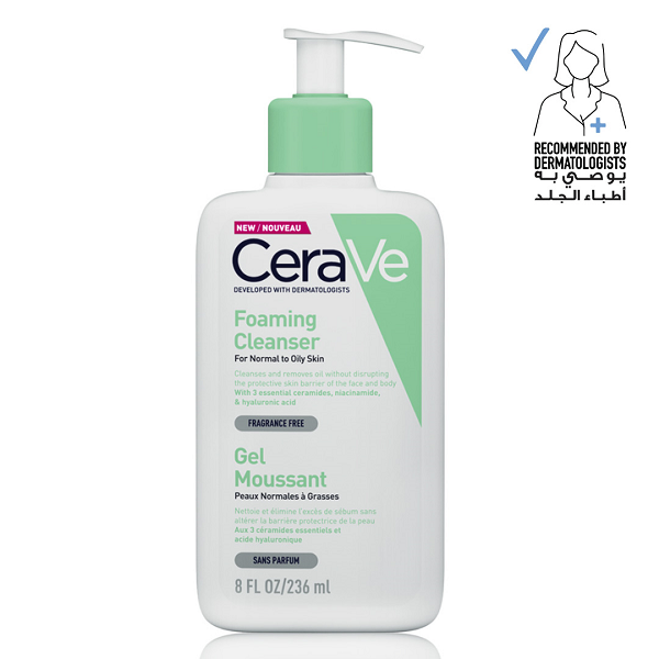 CeraVe foaming cleanser for normal to oily skin