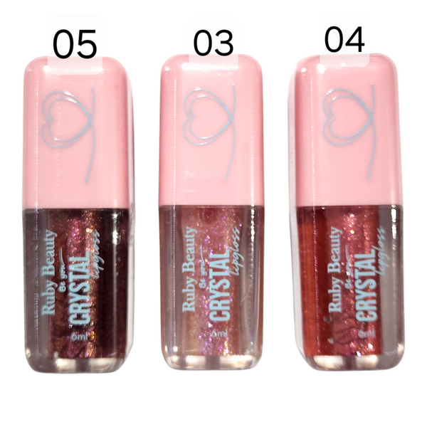 Ruby Beauty Crystal Plumping Lipgloss Lipstick