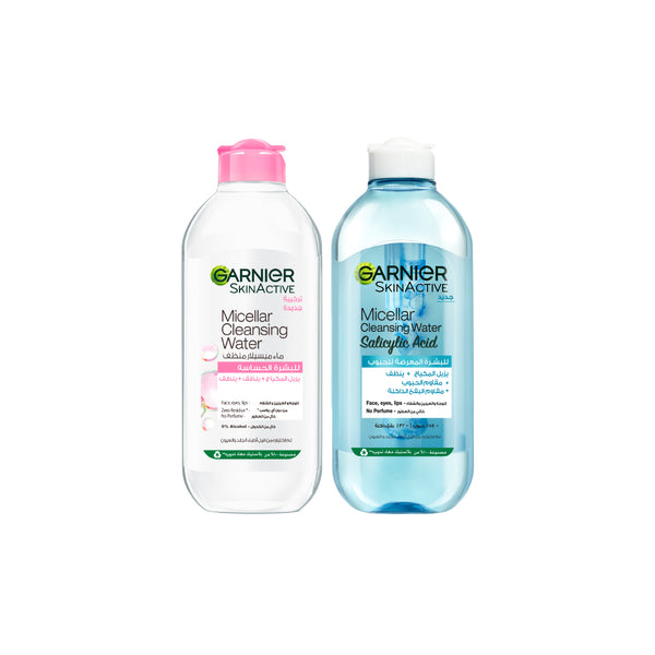 -20% Garnier 400mL Fast Clear Micellar Water + 400mL Classic Micellar Water