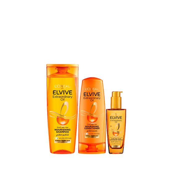 -20% L'Oreal Extraordinary Oil Full Routine (Shampoo + Conditioner + Serum)