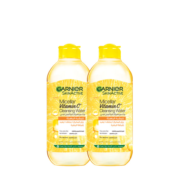 -15% Garnier 2 x 400mL Vitamin C Micellar Water