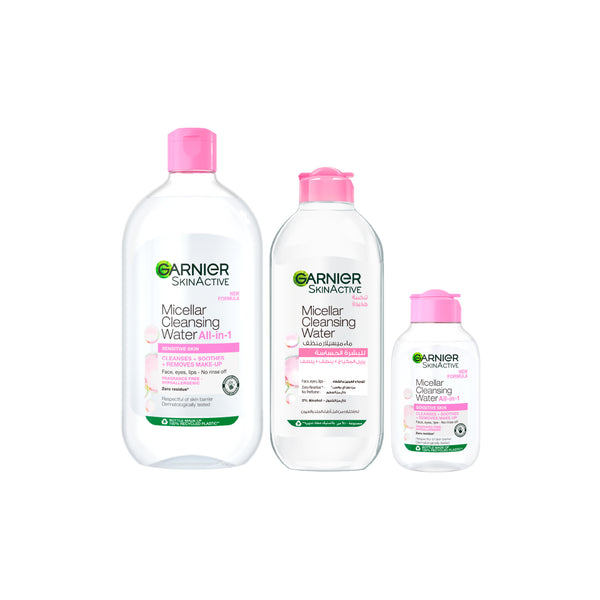 -20% Garnier micellar cleansing water 700ml + 400ml + 100ml