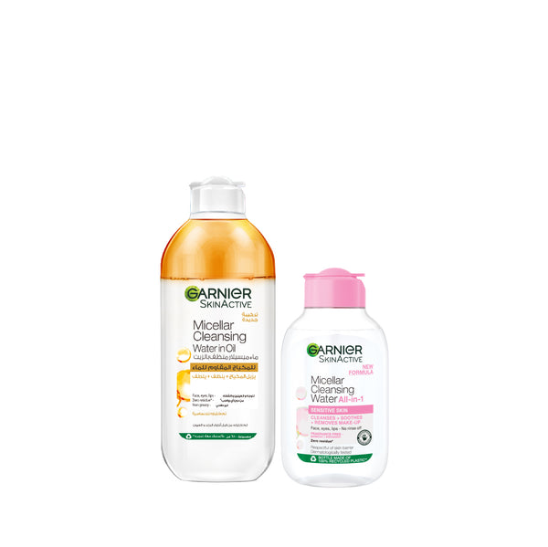 -10% Garnier Micellar Water oil-infused 400ml + Classic 100ml