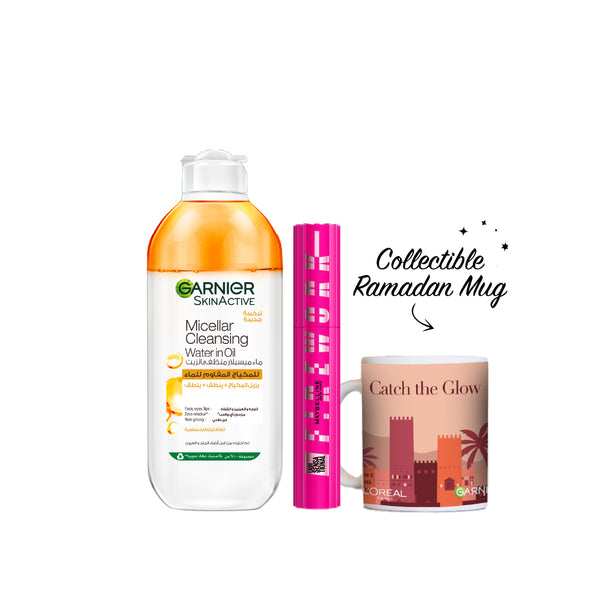 -20% FREE Mug Maybelline Firework + Garnier In Oil Micellar 400ml