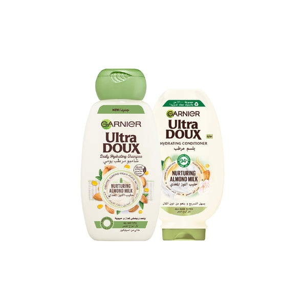 -15% Garnier Ultra Doux Almond Milk and Agave Sap Conditioner + Shampoo