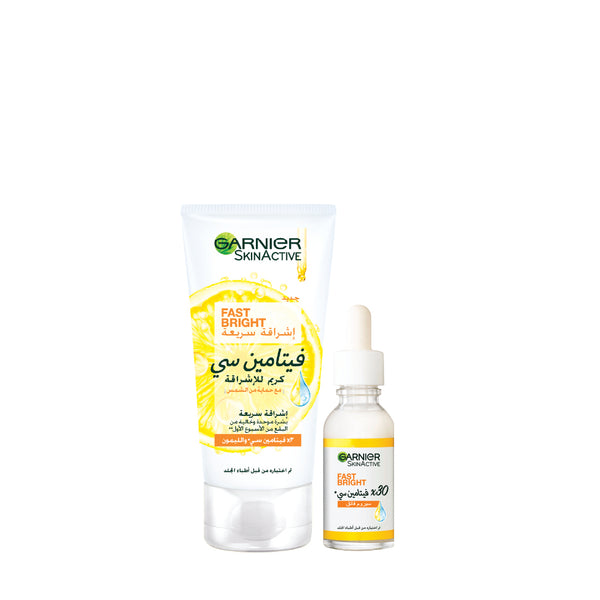 -15% Garnier Fast Bright Day Cream + Day Serum