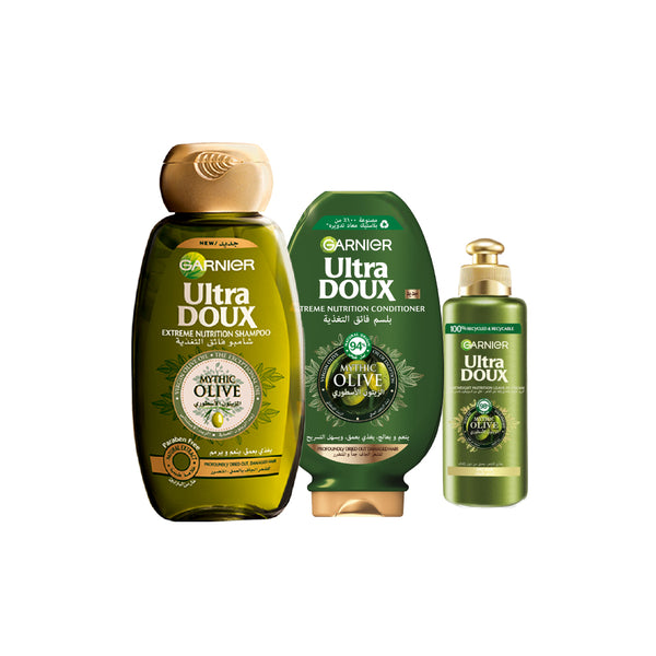 -20% Garnier Ultra Doux Mythic Olive Conditioner + Shampoo + Leave In