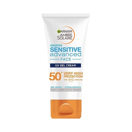 Garnier sensitive advanced face UV gel cream spf50+ 50ml