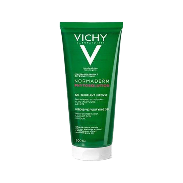 Vichy normaderm phytosolution intensive purifying gel 200ml