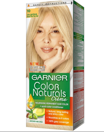 Garnier color naturals # 10 ultra light blonde