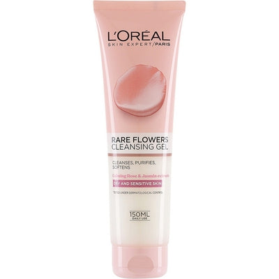 L'oreal paris fine flowers gel-cream wash sensitive 150ml-L'oreal skin care-zed-store