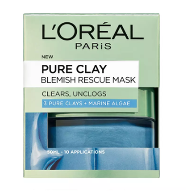 L'oreal pure clay blemish rescue mask-L'oreal skin care-zed-store