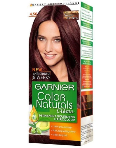 Garnier color naturals # 4.56 reddish mahogany