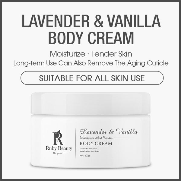 Ruby beauty lavender&vanilla body cream 200g
