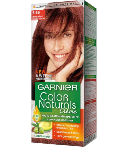 Garnier color naturals # 6.66 intense red