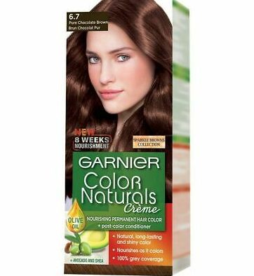 Garnier color naturals #  6.7 pure chocolate brown