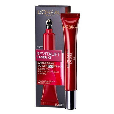 L'oreal paris revitalift laser x3 anti-ageing power eye cream 15 ml-L'oreal skin care-zed-store