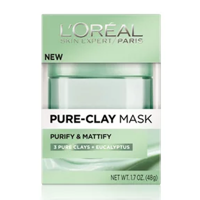 L'oreal purify & mattify pure-clay mask-L'oreal skin care-zed-store