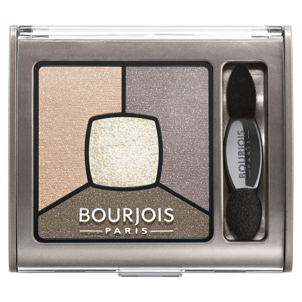 Bourjois smokey stories quad eyeshadow palette 12-saumondaine