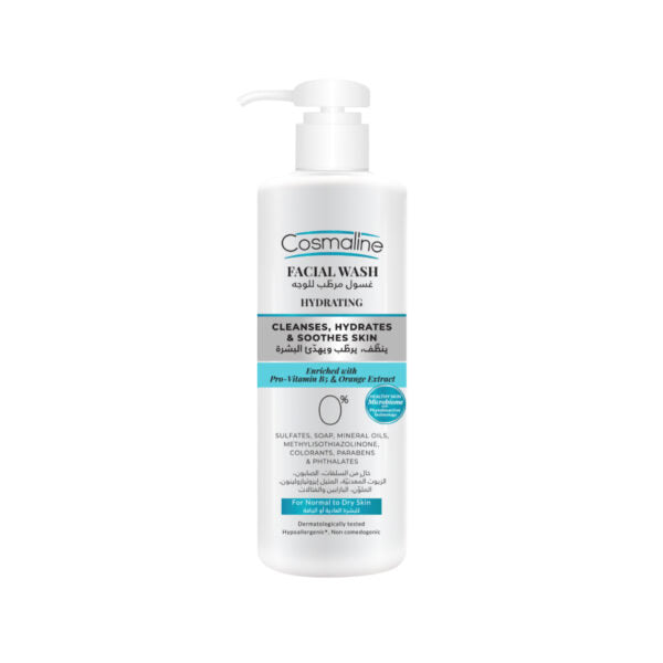 cosmaline facial wash hydrating for normal to dry 250ml