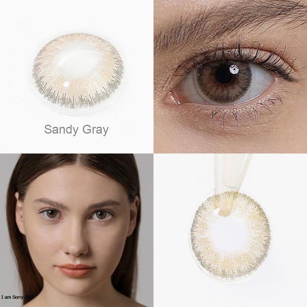 Ruby beauty lenses - sandy gray