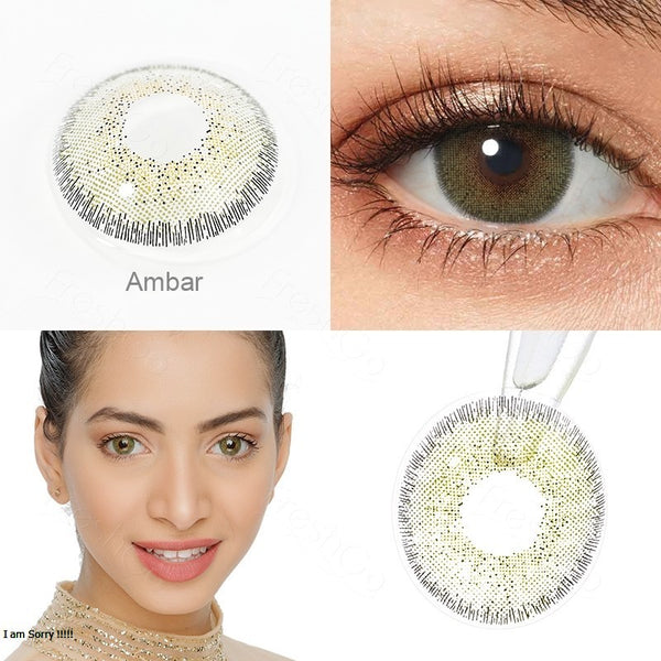 Ruby beauty lenses - natural amber