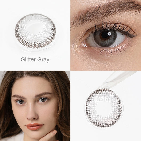 Ruby beauty lenses - glitter grey