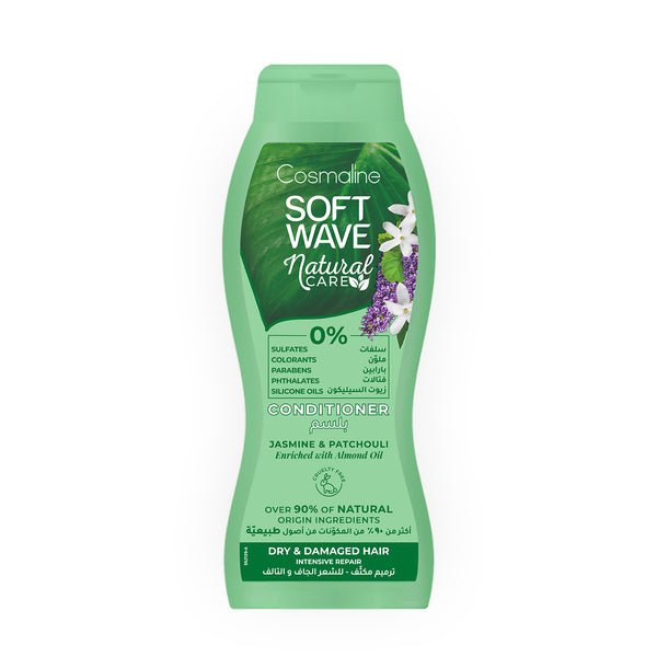 Cosmaline soft wave natural care conditioner dry & damaged hair 400ml