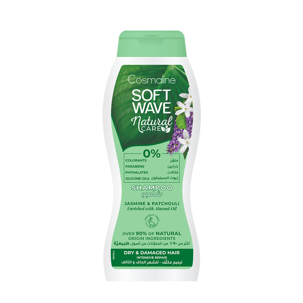 Cosmaline soft wave natural care shampoo dry & damaged hair 400ml