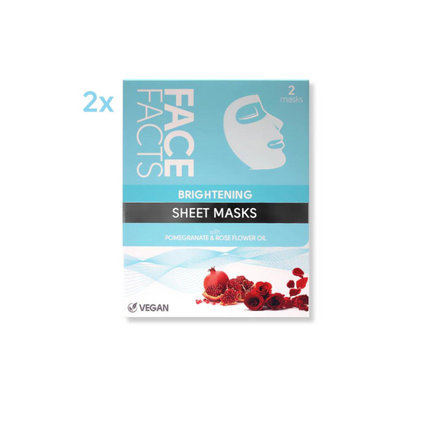 Face Facts Brightening Sheet Mask x2