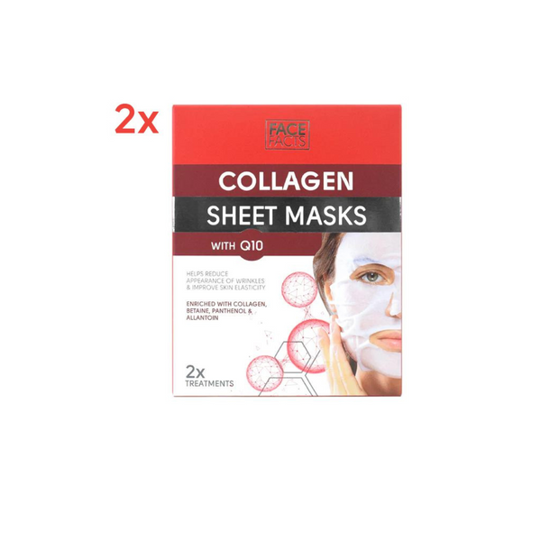 Face Facts Collagen Sheet Mask x2