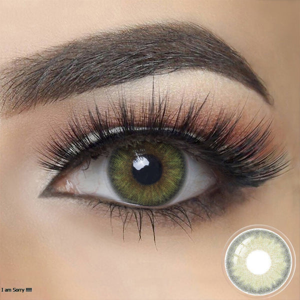 Ruby beauty lenses - 3 con green